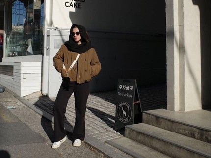 5 Gaya OOTD Audi Marissa saat Liburan ke Korea Selatan, Kece Banget Bun!