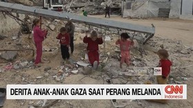 VIDEO: Derita Anak-Anak Gaza Saat Perang Melanda