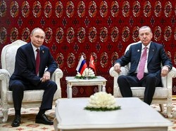 Bertemu Putin, Erdogan Serukan Gencatan Senjata Terbatas Rusia-Ukraina