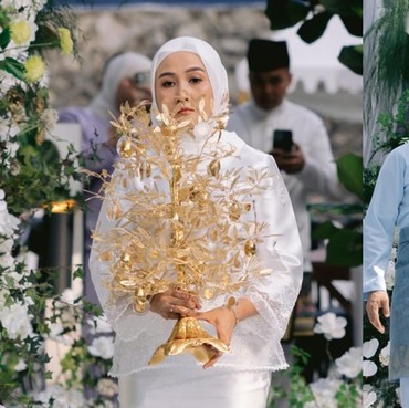 Penampakan Pohon Emas 102 Gram, Mahar di Pernikahan Ketiga Erra Fazira