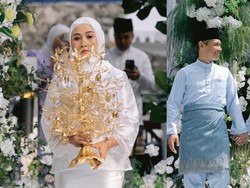 Penampakan Pohon Emas 102 Gram, Mahar di Pernikahan Ketiga Erra Fazira