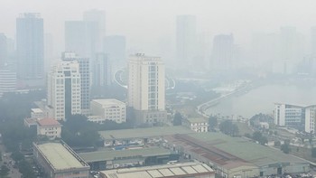 FOTO: Penampakan Hanoi Vietnam Dikepung Asap Polusi