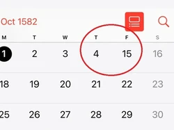 Kenapa Oktober 1582 di iPhone Lompat dari Tanggal 4 Langsung ke-15?