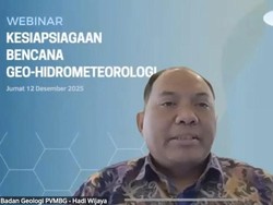 PVMBG Ingatkan Bencana Geo-hidrometeorologi Jelang Puncak Musim Hujan