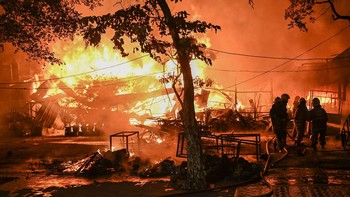 FOTO: Suasana Mencekam Kalibata Jaksel Usai Mata Elang Dikeroyok
