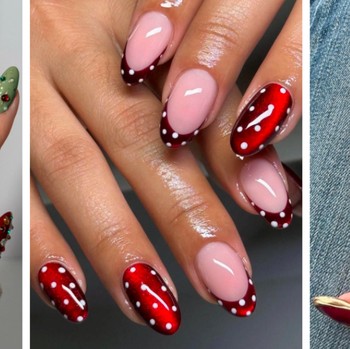6 Nail Art Christmas Dinner yang Lagi Viral Tahun Ini, No. 4 Paling Elegan