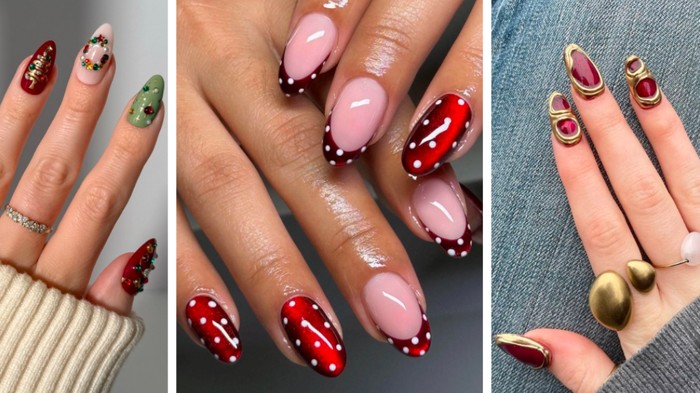 6 Nail Art Christmas Dinner yang Lagi Viral Tahun Ini, No. 4 Paling Elegan