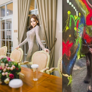 Miss Earth 2019 Lirabica Kecam Atraksi Coret Gajah di Bali