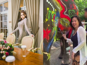 Miss Earth 2019 Lirabica Kecam Atraksi Coret Gajah di Bali