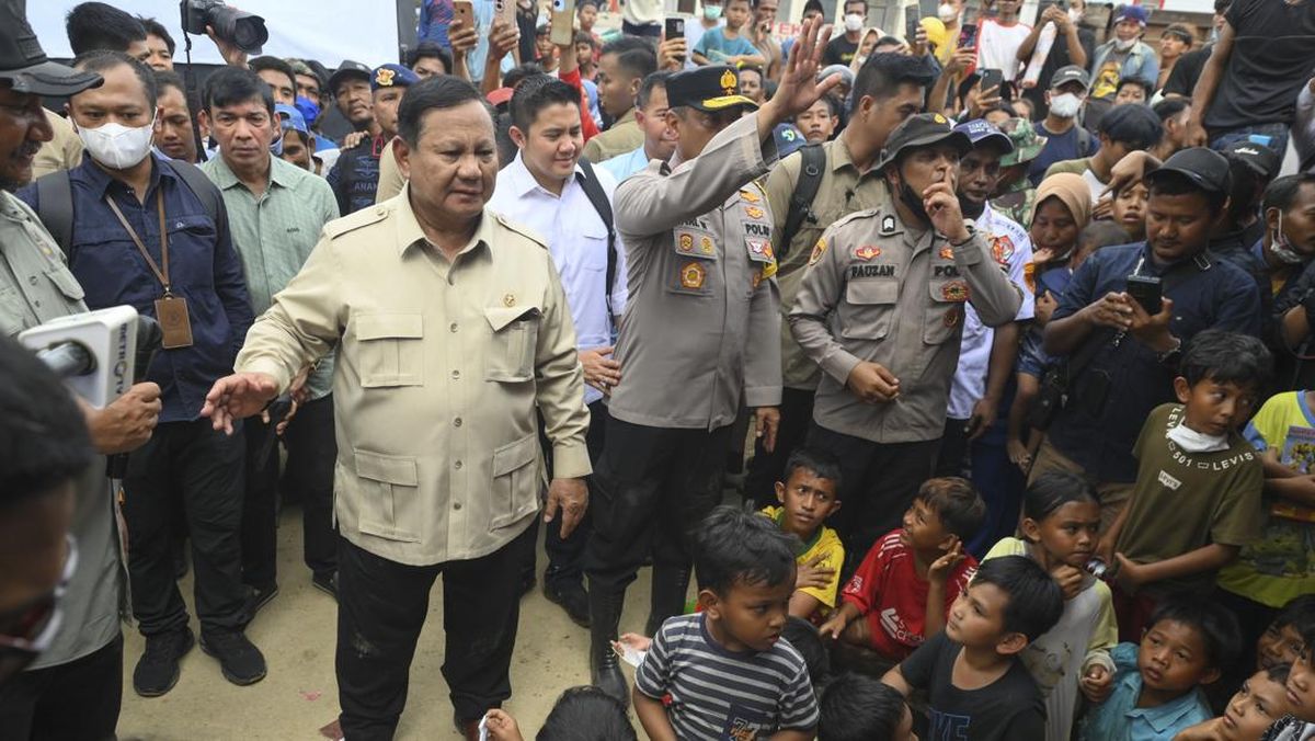 Prabowo Minta Korban Banjir Sabar: Kami Tak Punya Tongkat Nabis Musa