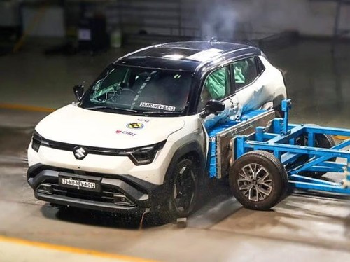 SUV Listrik Suzuki eVitara Diganjar 5 Bintang India NCAP