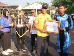 Marching Band Binaan Polres Pasuruan Kota Juara 2 Kompetisi di Jember