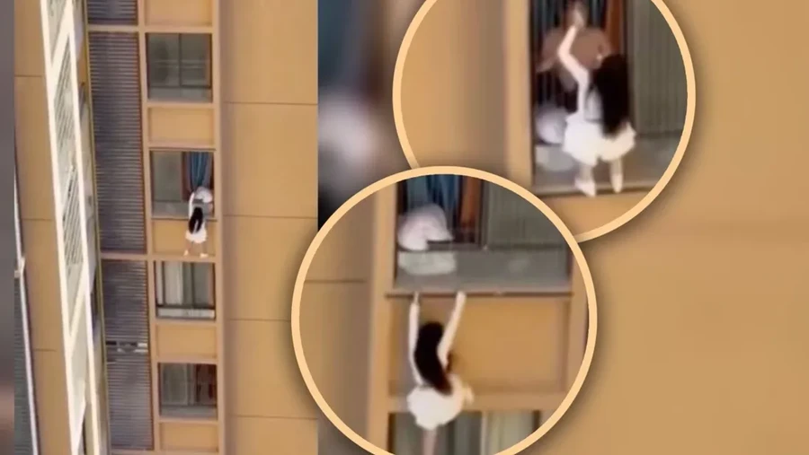 Aksi Nekat Selingkuhan Panjat Dinding Apartemen Demi Hindari Istri Sah