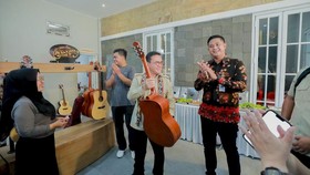 Bupati Klaten Dampingi Mendag Kunjungi UMKM, Sasar Pasar Global