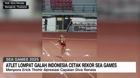 VIDEO: Diva Renatta Cetak Sejarah! Emas dan Rekor SEA Games Atletik