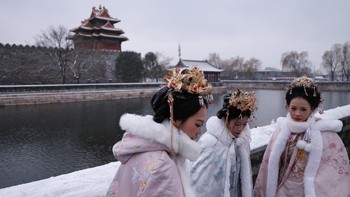 FOTO: Hujan Salju Besar Pertama di Beijing