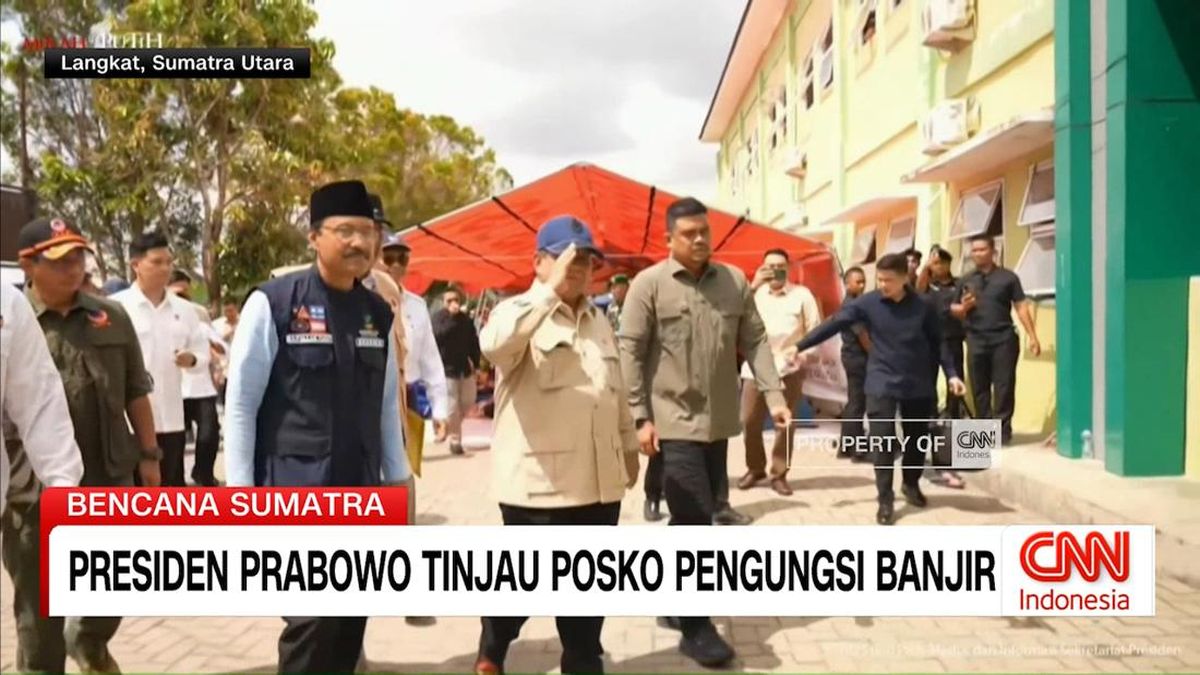 VIDEO: Presiden Prabowo Tinjau Posko Pengungsi Banjir
