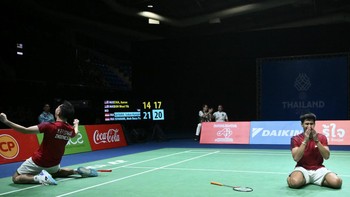 FOTO: Sabar/Reza Raih Emas, Indonesia Kuasai Badminton SEA Games