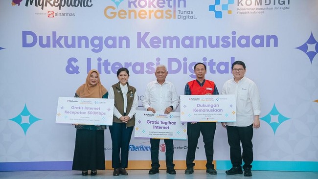 Menkomdigi Meutya Hafid berharap agar fasilitas ini dapat dimanfaatkan untuk menunjang kegiatan belajar-mengajar yang sempat terganggu akibat bencana.