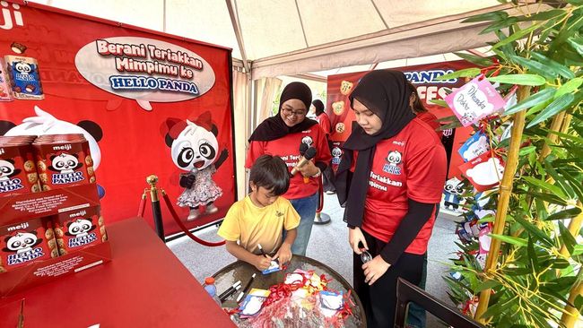 Keseruan Family Charity Fun Run Miles of Smiles bersama Wilio, Si Kecil Tuliskan Impian di Pohon Harapan Hello Panda