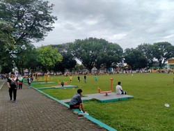 Fasilitas Olahraga di Lapangan Merdeka Binjai Rusak, Warga Waswas Mau Pakai