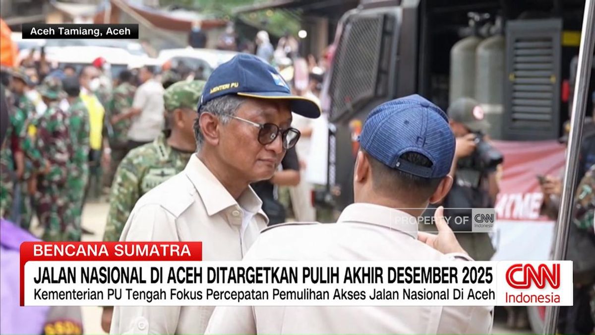VIDEO: Menteri PU Targetkan Jalan Nasional di Aceh Pulih 30 Desember 2