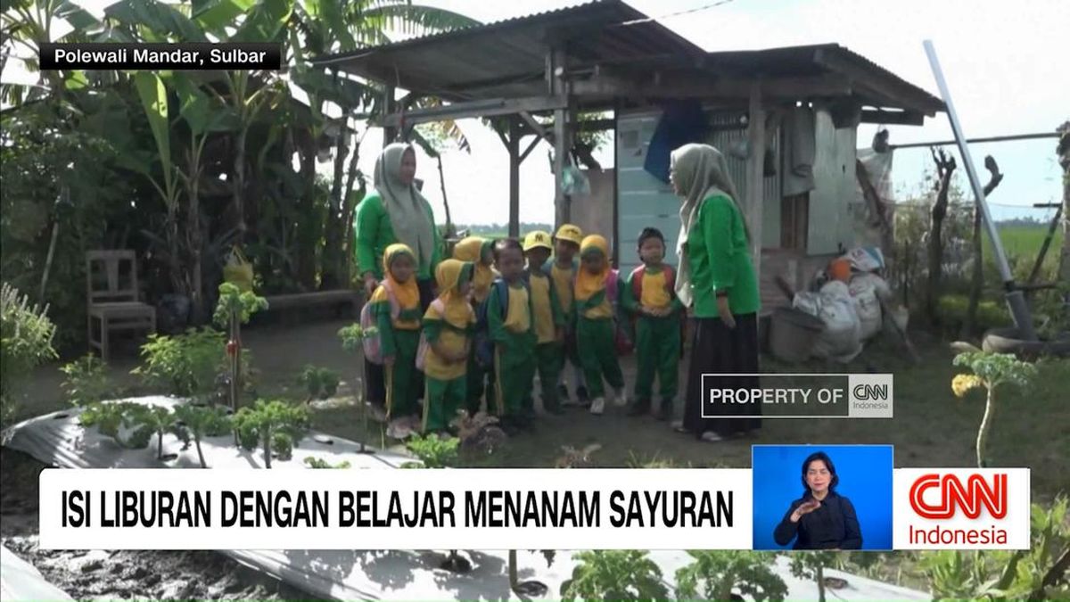 VIDEO: Isi Liburan dengan Menanam Sayuran dan Permainan Tradisional