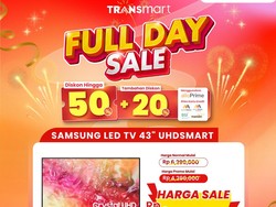 LED Smart TV 43 Diskon Jutaan di Transmart Full Day Sale
