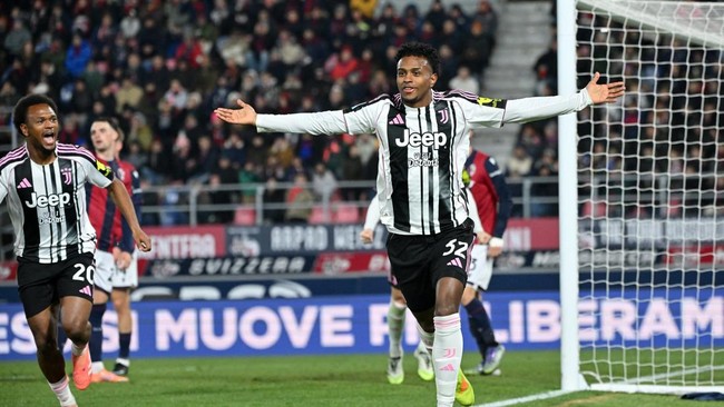 Juventus meraih kemenangan 1-0 atas Bologna pada pekan ke-15 Liga Italia di Renato Dall'Ara, Senin (15/12) dini hari WIB.