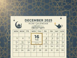 Kalender Hijriah 16 Desember 2025 Lengkap, Cek Konversinya di Sini!