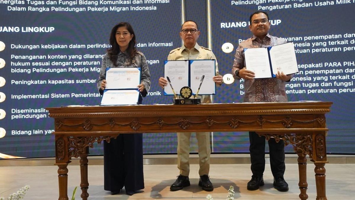 KemenP2MI Teken MoU dan PKS dengan 14 Mitra Strategis untuk Lindungi PMI