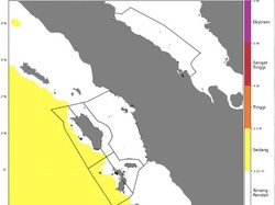 BMKG Ingatkan Potensi Gelombang Tinggi 2,5 Meter di Perairan Nias