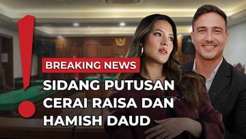 Berita Seputar Selebriti Insertlive Terkini : Live Streaming: Sidang Putusan Cerai Raisa dan Hamish Daud