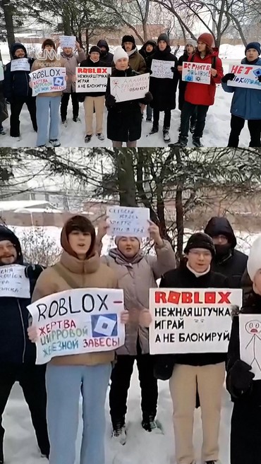 Warga Rusia Demo Putin Imbas Rusia Blokir Gim Roblox