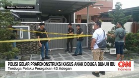 VIDEO: Kasus Anak Diduga Bunuh Ibu, Polisi Gelar Prarekonstruksi
