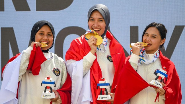 Tiga atlet wanita hamil saat tampil di SEA Games 2025. Mereka membuktikan kekuatan ibu dan janin dalam mengejar mimpi Olimpiade 2028.