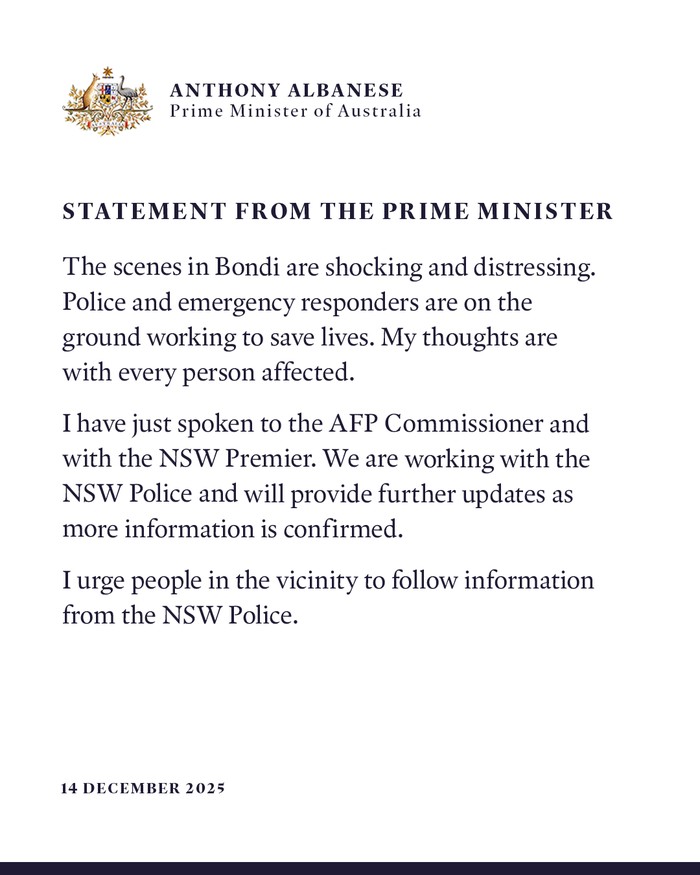 Pernyataan PM Australia yang ucapkan belasungkawa. Ia juga akan perketat UU Senjata Api di negaranya.