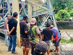 Pria di Pinrang Hilang Usai Terjatuh di Jembatan Bendungan Tiroang