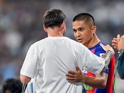 Saat Messi Bertemu GOAT Sepakbola India