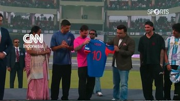 Momen Messi Selesaikan GOAT Tour di India