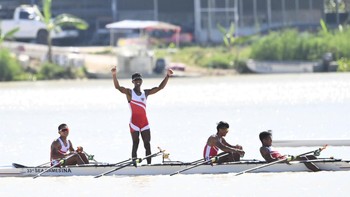 FOTO: Momen Dayung Sumbang 2 Emas di SEA Games 2025