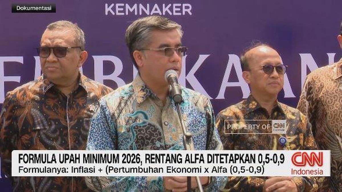 VIDEO: Formula Upah Minimum 2026, Rentang Alfa Ditetapkan 0,5-0,9
