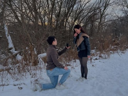 Behind The Scene Lamaran Gisela Cindy, Ternyata Dilamar di Tengah Salju