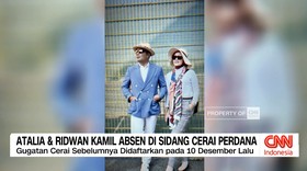 VIDEO: Atalia & Ridwan Kamil Absen di Sidang Cerai Perdana