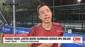 VIDEO: Tangis Haru Justin Barki Sumbang Bonus Rp.1 Miliar