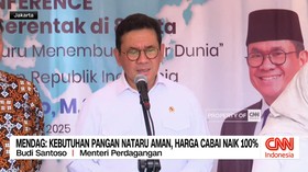 VIDEO: Mendag: Kebutuhan Pangan Nataru Aman, Harga Cabai Naik 100%