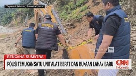 VIDEO: Polisi Temukan Alat Berat dan Bukaan Lahan Baru