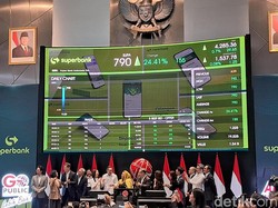 Saham Superbank Terbang hingga ARA Saat Melantai di Bursa