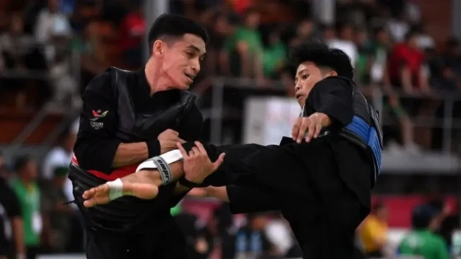 Cabang olahraga pencak silat menambah raihan medali emas Indonesia di SEA Games 2025, Rabu (17/12). Indonesia kini mengoleksi 64 medali emas SEA Games 2025.