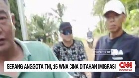 VIDEO: Serang Anggota TNI, 15 WNA Cina Ditahan Imigrasi